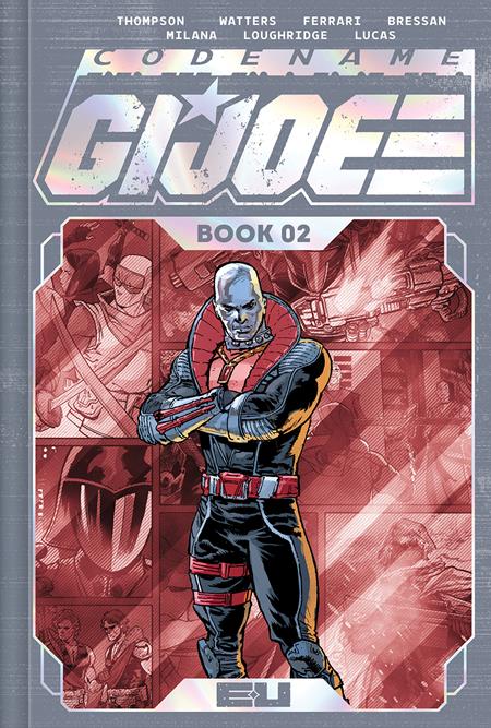 GI JOE DLX EDITION HC BOOK 02 DIRECT MARKET EXCLUSIVE ANDREI BRESSAN & ADRIANO LUCAS SPOT FOIL CVR