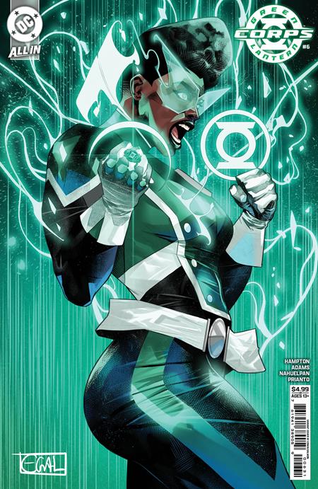 GREEN LANTERN CORPS #6 CVR B EDWIN GALMON CARD STOCK VAR