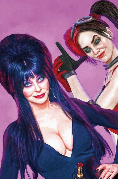 HARLEY QUINN X ELVIRA #1 CVR ZA INC 1:15 MARK SPEARS PINK VIRGIN