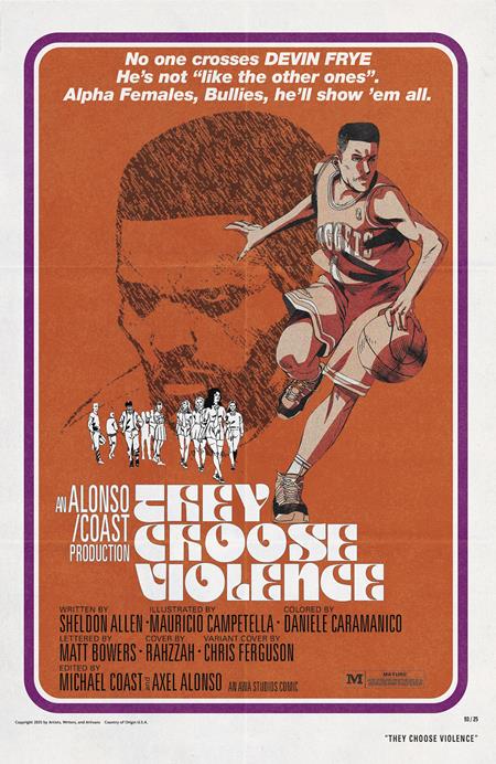 HEY CHOOSE VIOLENCE #4 (OF 5) CVR B CHRIS FERGUSON & MAURICIO CAMPETELLA BLAXPLOITATION FILM HOMAGE VAR (MR)