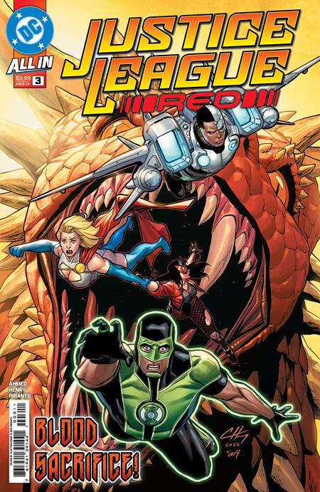 JUSTICE LEAGUE RED #3 (OF 6) CVR A CLAYTON HENRY