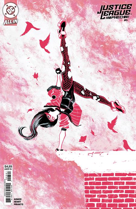 JUSTICE LEAGUE RED #3 (OF 6) CVR B JUAN FERREYRA CARD STOCK VAR