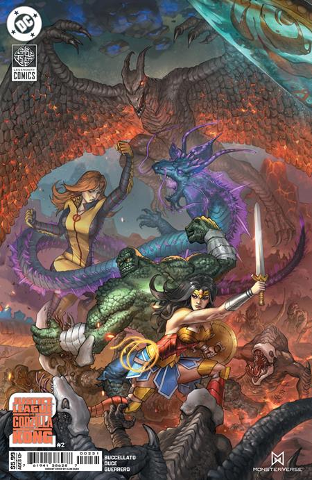 JUSTICE LEAGUE VS GODZILLA VS KONG 2 #2 (OF 7) CVR C ALAN QUAH CARD STOCK VAR