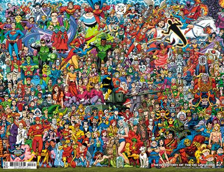 NEW HISTORY OF THE DC UNIVERSE #2 (OF 4) CVR D SCOTT KOBLISH LEGACY CARD STOCK VAR