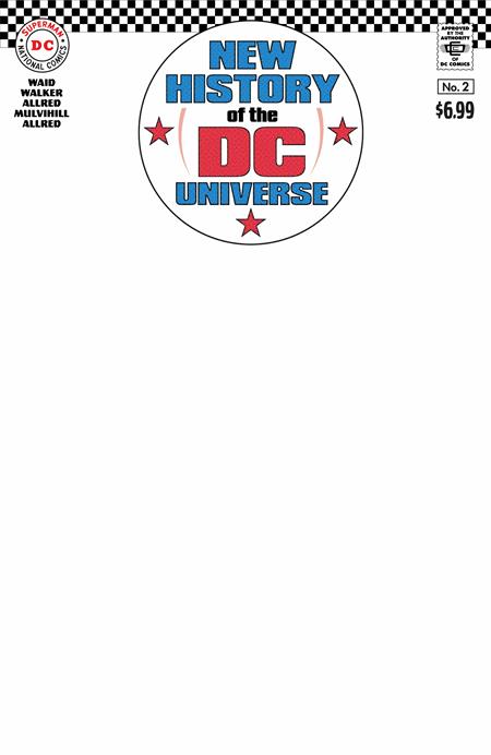 NEW HISTORY OF THE DC UNIVERSE #2 (OF 4) CVR F BLANK CARD STOCK VARIANT