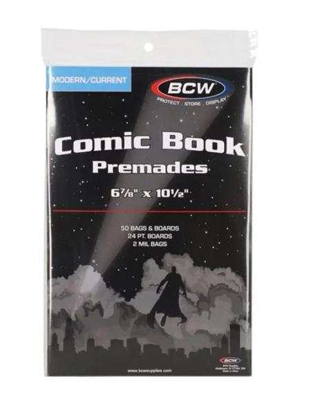 PREMADE CURRENT BAG AND BOARD (50 PACK)