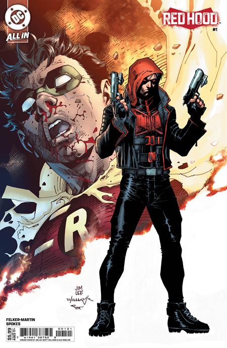 RED HOOD #1 CVR B JIM LEE CARD STOCK VAR