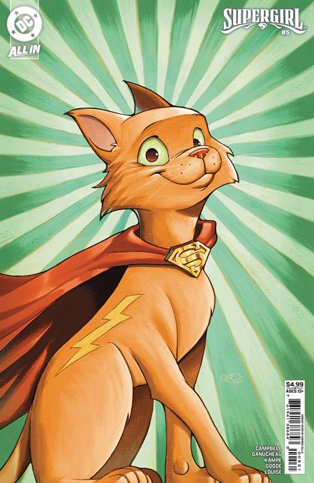 SUPERGIRL #5 CVR B STANLEY ARTGERM LAU CARD STOCK VARIANT