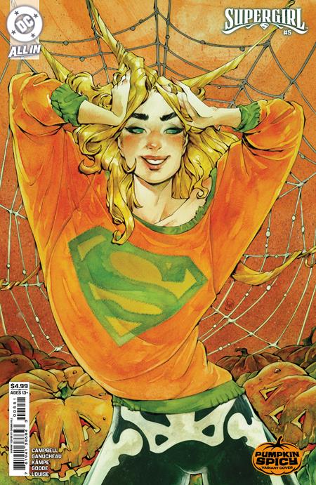 SUPERGIRL #5 CVR D CHUMA HILL PUMPKIN SPICY CARD STOCK VARIANT