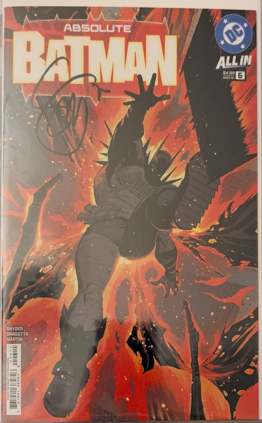 Absolute Batman #6 First Print Signed by Scott Snyder