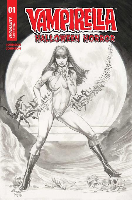 VAMPIRELLA HALLOWEEN HORROR #1 CVR N BUZZ LINE ART VAR