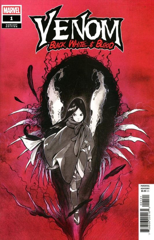 Venom: Black, White & Blood #1 Peach Momoko Variant