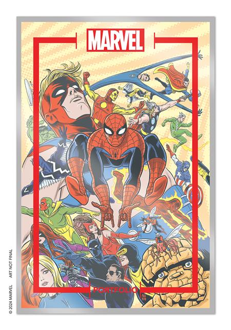 MARVEL PORTFOLIO OF MICHAEL ALLRED MARVEL UNIVERSE 12 PRINT SET