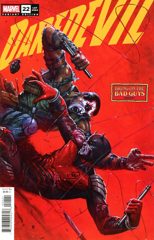 Daredevil #22 Davide Paratore Bring on the Bad Guys Variant