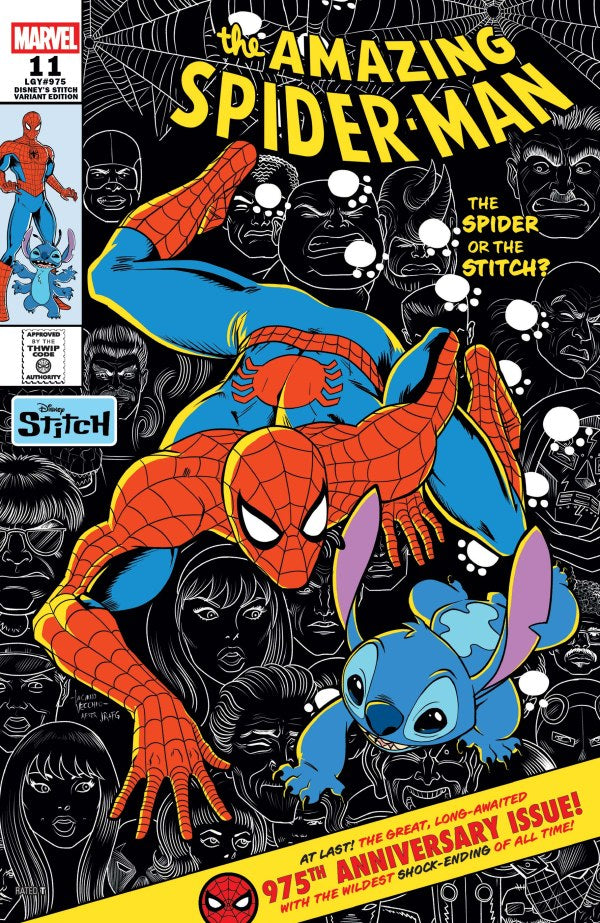 The Amazing Spider-Man #11 Luciano Vecchio Disney Stitch Variant