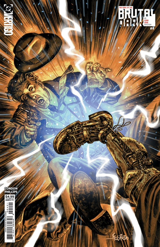 PRE ORDER: The Peril of the Brutal Dark: An Ezra Cain Mystery #4 Cover B Duncan Fegredo Variant