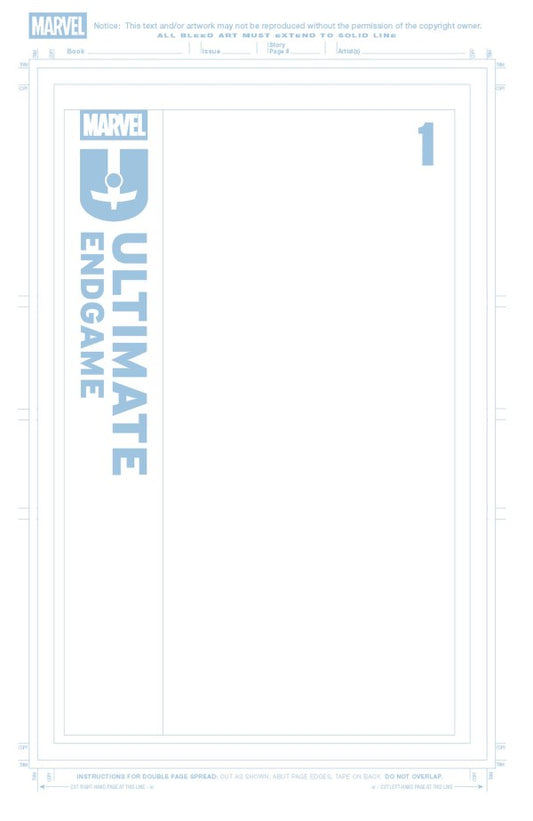 Ultimate Endgame #1 Blank Variant