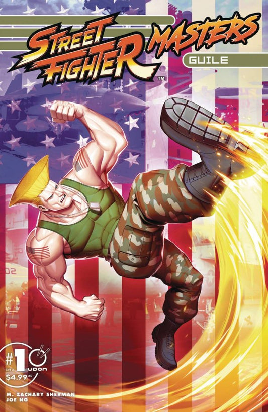 Street Fighter Masters: Guile #1 cvr A by Gonzalo Ordoñez