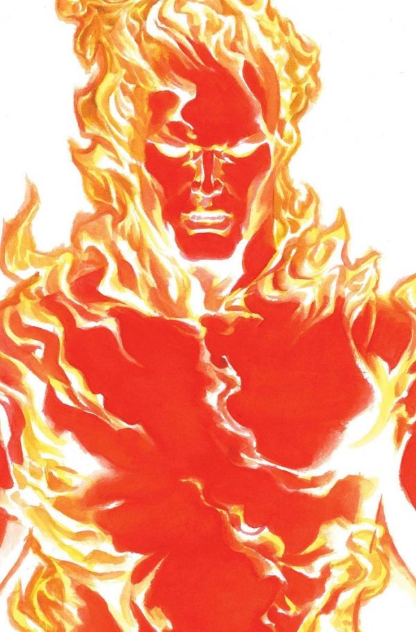 Fantastic Four #24 Alex Ross Timeless Human Torch Virgin Variant