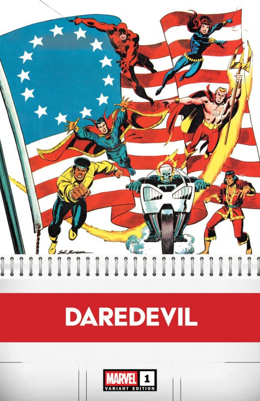 Daredevil #1 1:50 Sal Buscema Bicentennial Calendar Hidden Gem Variant