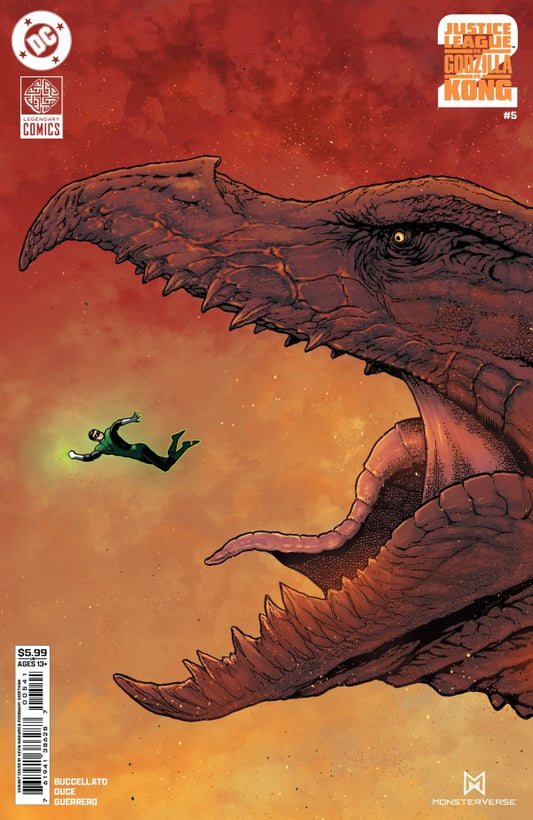 Justice League vs. Godzilla vs. Kong 2 #5 Cover D Kevin Maguire Variant