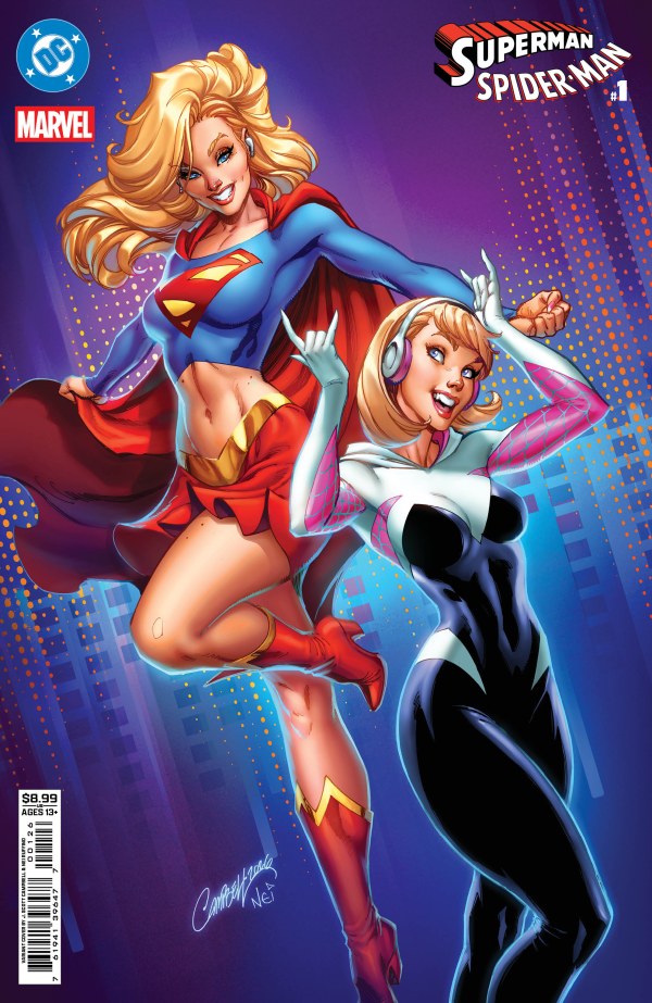 DC / Marvel: Superman / Spider-Man #1 Cover N J. Scott Campbell Variant