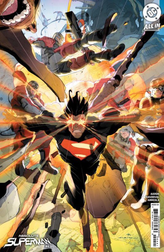 Absolute Superman #4 Cover D 1:25 Keron Grant Variant English Limited Edition for MENA Region