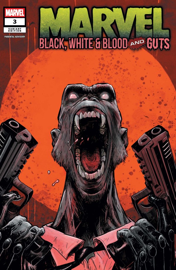 Marvel: Black, White & Blood and Guts #3 Adam Pollina Variant