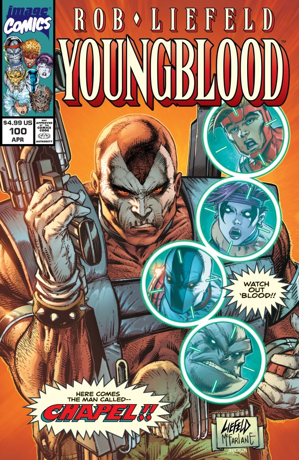 Youngblood #100 Cover N Rob Liefeld Variant