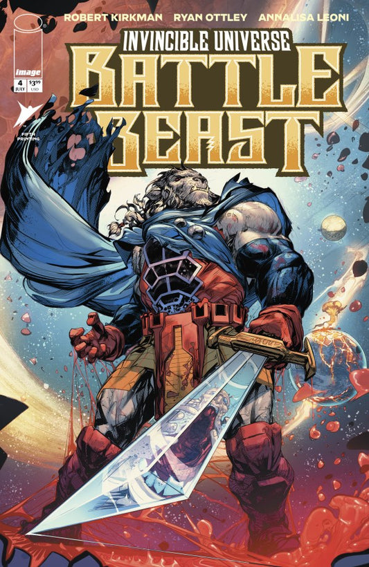 Invincible Universe: Battle Beast #4 5th Printing Howard Porter