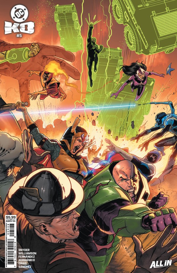 DC K.O. #5 2nd Printing Javier Fernández Connecting