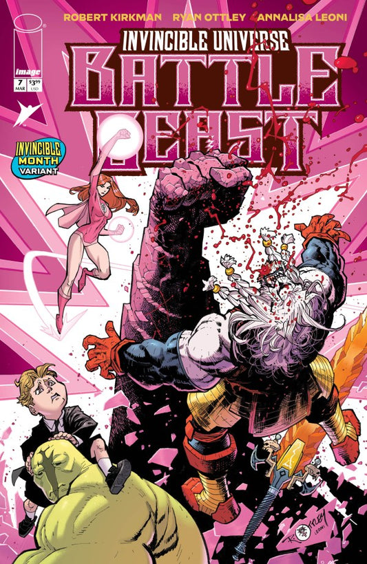 Invincible Universe: Battle Beast #7 Cover H Ryan Ottley Invincible Team-Up Variant