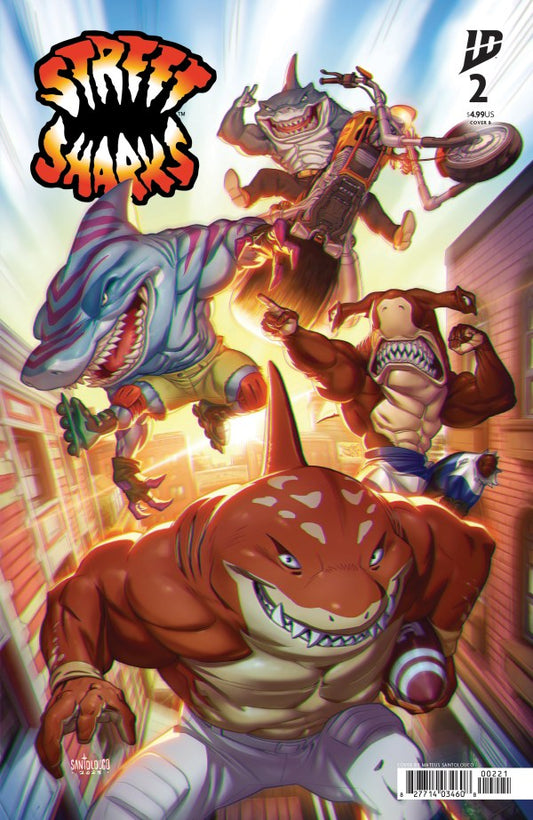Street Sharks #2 Cover B Mateus Santolouco Variant