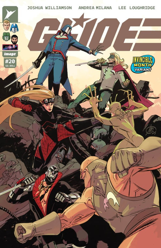 G.I. Joe #20 Cover F Andrea Milana Invincible Team-Up Variant