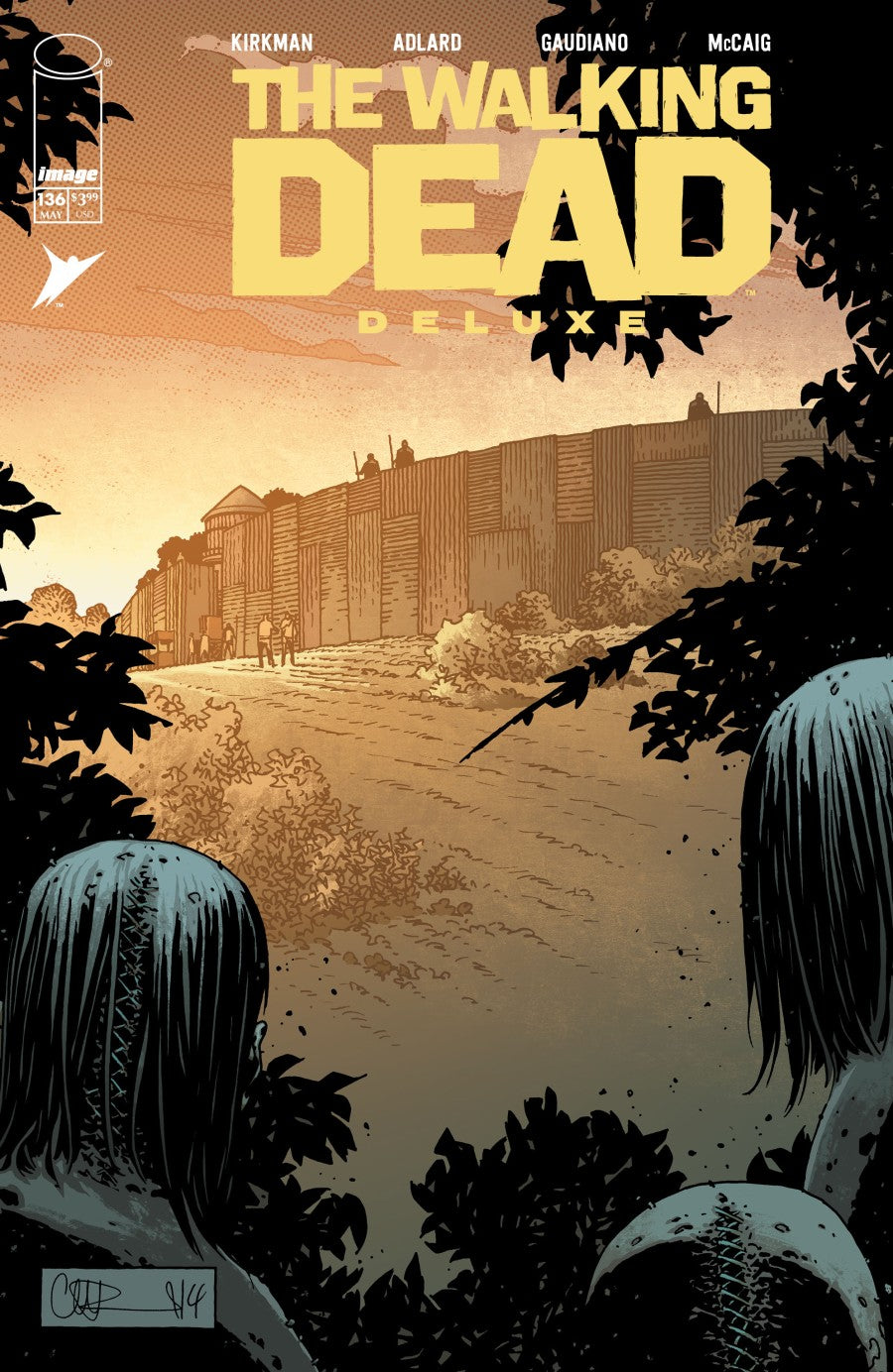The Walking Dead Deluxe #136 Cover B Charlie Adlard Variant