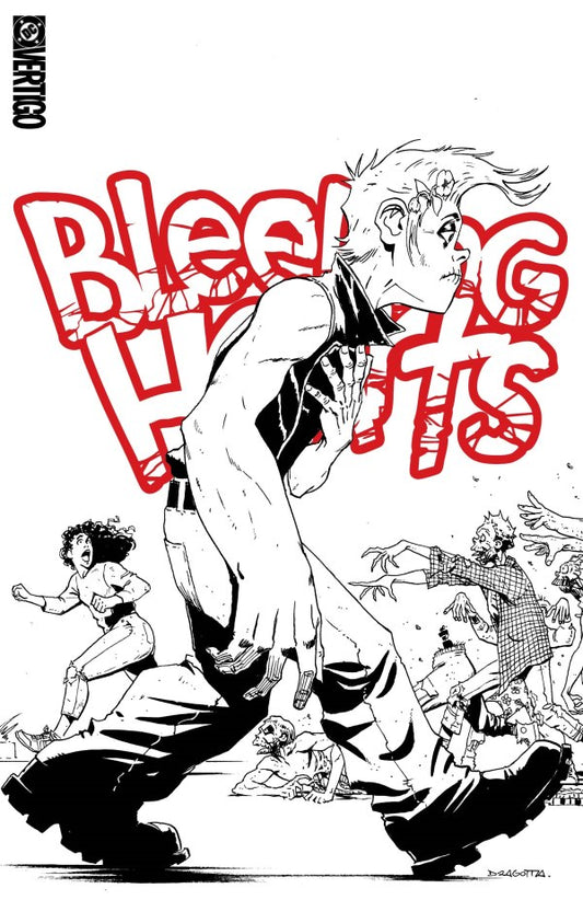 Bleeding Hearts #1 2nd Printing Nick Dragotta Black & White Variant