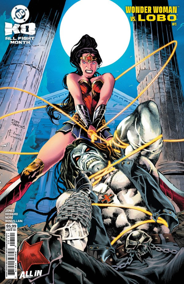 DC K.O.: Wonder Woman vs. Lobo #1 Cover E Eddy Barrows Variant
