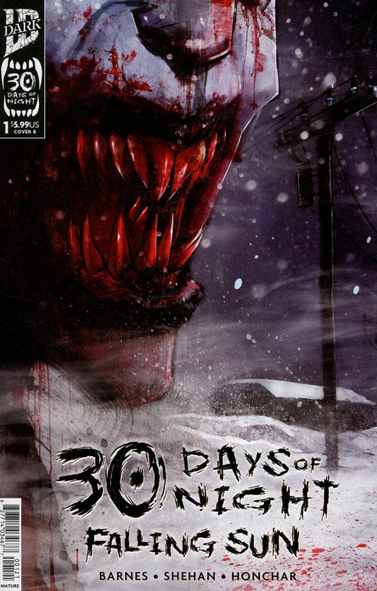 30 Days of Night: Falling Sun #1 Cover B Damien Worm Variant