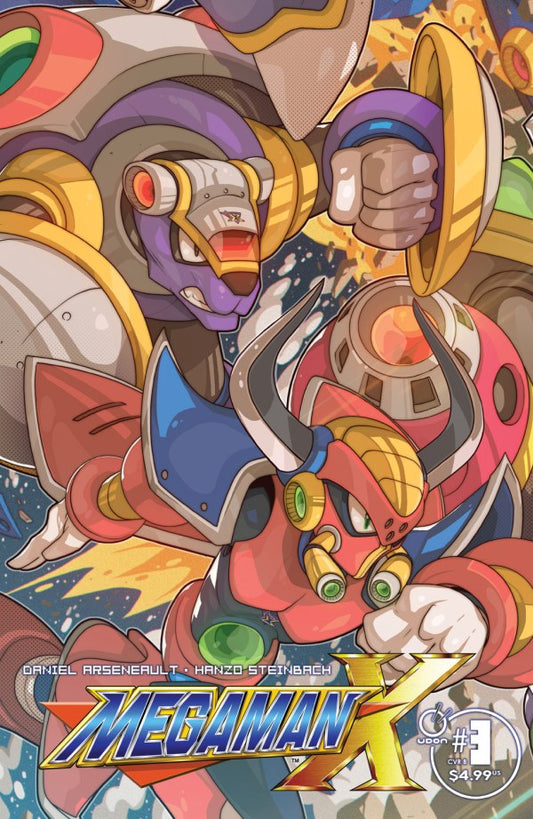 Mega Man X #3 Cover B Edwin Huang Connecting Variant