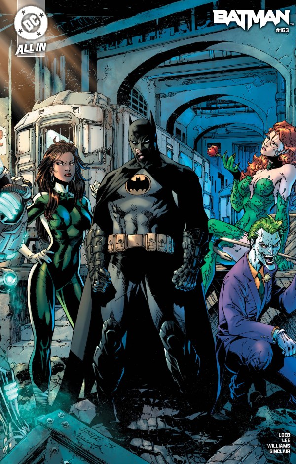 Batman #163 Cover E Jim Lee Batman Connecting Gatefold Variant