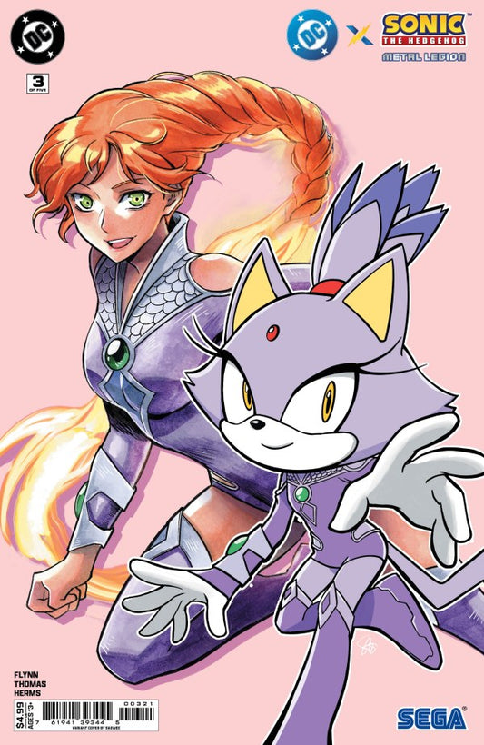 DC x Sonic the Hedgehog: The Metal Legion #3 Cover B Saowee Variant
