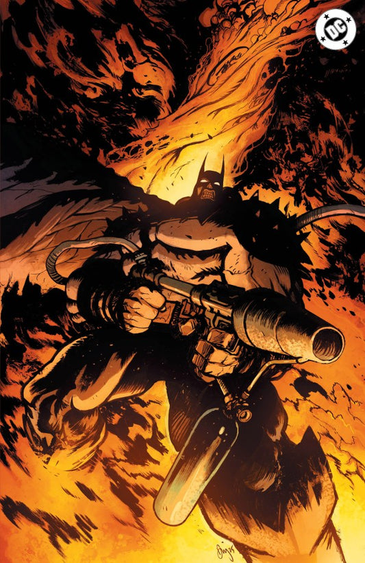 Absolute Batman 2025 Annual #1 2nd Printing Daniel Warren Johnson Flamethrower Foil Virgin Variant