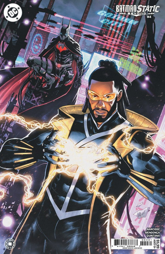 Batman / Static: Beyond #4 Cover C Lucas Meyer Variant