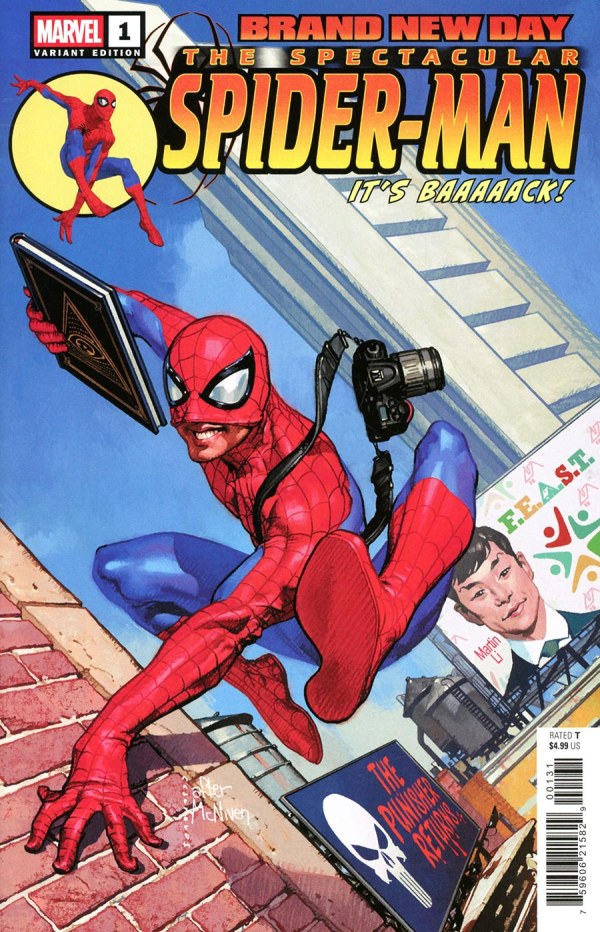 Spectacular Spider-Man: Brand New Day #1 Josemaria Casanovas Homage Variant