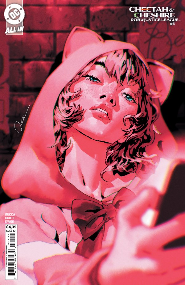 Cheetah and Cheshire Rob the Justice League #5 Cover B Gerald Parel Variant