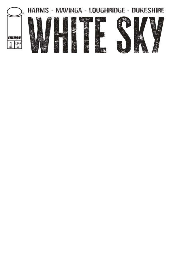White Sky #1 Cover D Blank Variant
