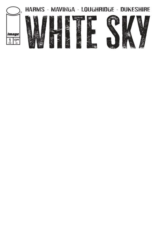 White Sky #1 Cover D Blank Variant