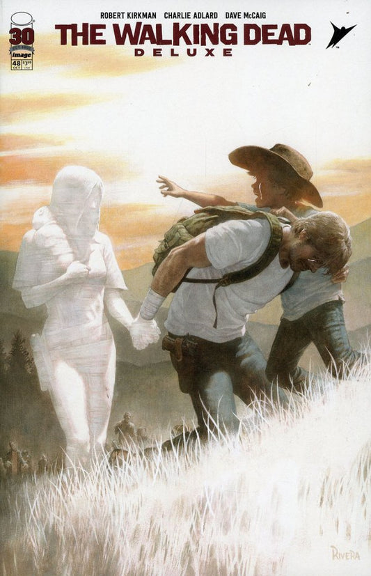 Walking Dead Deluxe #48 Cover C Paolo Rivera Connecting Variant