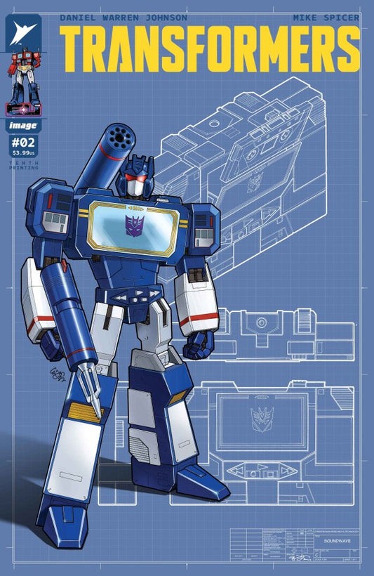 Transformers #2 10th Printing E. J. Su