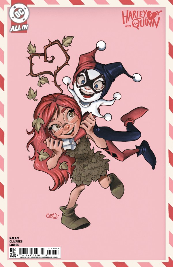 Harley Quinn #59 Cover E Chrissie Zullo Uminga Valentine's Day Variant